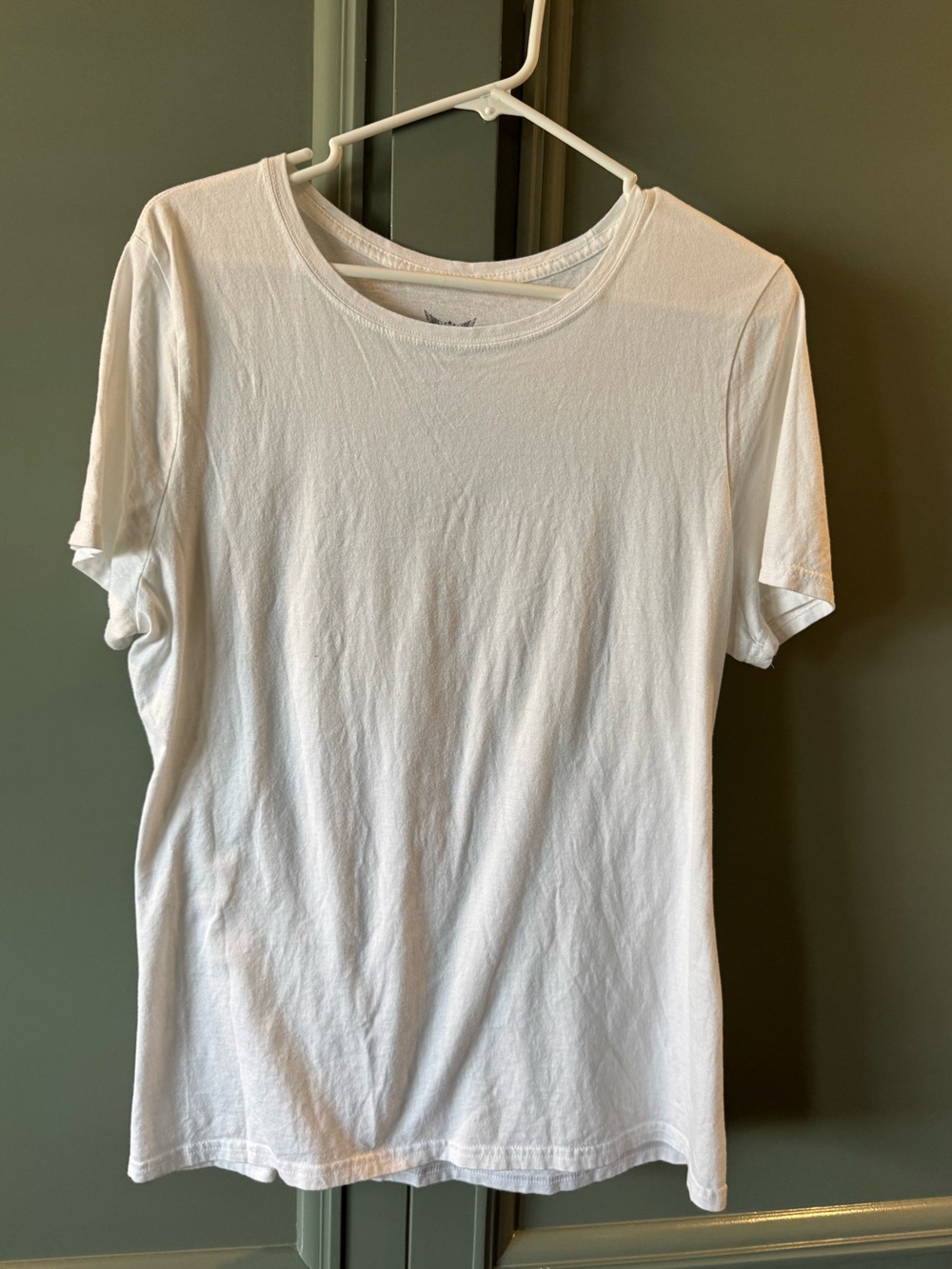 Faded Glory White Short Sleeve Crew Tee
